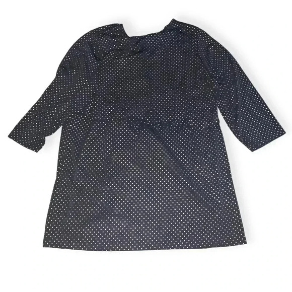 Vintage y2k rhinestone babydoll blouse - Picture 4 of 4